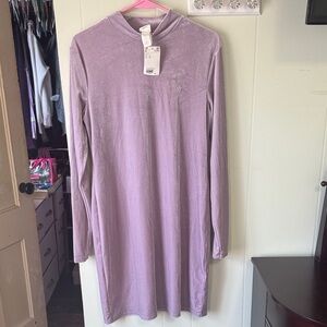 H&M Soft Lilac Long Sleeve Dress